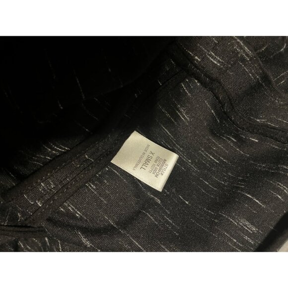 Olivia Moon Black Textured Knit Blazer XS Womens Single Button - Picture 4 of 4